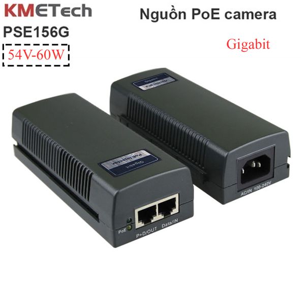 Nguồn POE 48V 60W KMEtech PSE156G cho Camera
