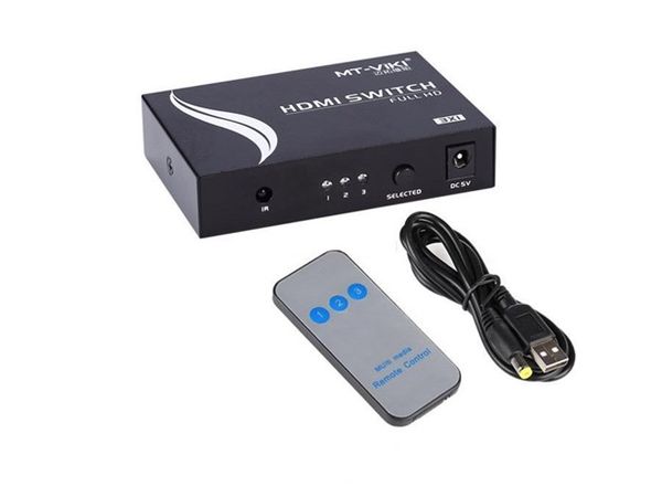 Bộ chuyển mạch HDMI 3x1 full HD1080P có điều khiển từ xa MT-VIKI MT-SW301 - Phụ Kiện Điện Tử Việt Nam