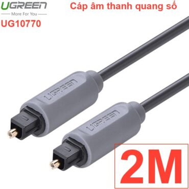 Cáp âm thanh quang toslink optical Ugreen vỏ nhựa 1M 1.5M 2M 3M - Phụ Kiện Điện Tử Việt Nam Dây âm thanh quang 5.1 2 mét Ugreen UG 10770