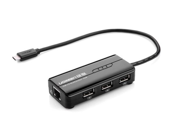 Bộ chia HUB USB 3.1 Type C 3 Port with Ethernet 10/100 Mbps Ugreen 30289 - Phụ Kiện Điện Tử Việt Nam