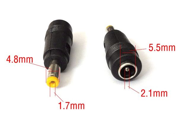 Đầu chuyển đổi nguồn 5.5x2.1mm sang 4.8x1.7mm (F) - Phụ Kiện Điện Tử Việt Nam
