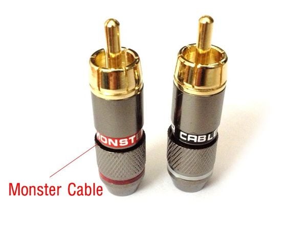 Rắc Audio RCA Monster (đơn chiếc), Rắc Audio phụ kiện điện tử - Phụ Kiện Điện Tử Việt Nam