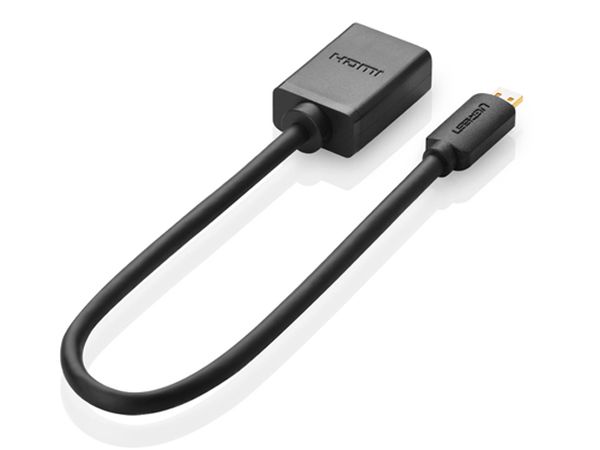 Cáp Micro HDMI sang HDMI Female Ugreen 20134 20cm hỗ trợ 4K60Hz - Phụ Kiện Điện Tử Việt Nam cap chuyen micro hdmi duong sang hdmi am 20cm ugreen 20134