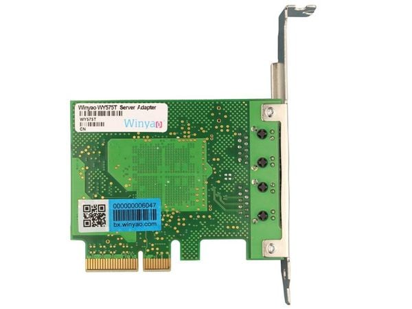 Card mạng server PCI-E 4X ra 2 Port LAN Gigabits Winyao WY575T - Phụ Kiện Điện Tử Việt Nam