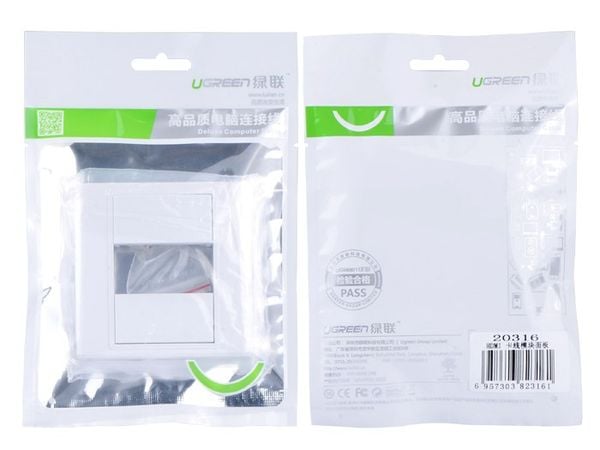 Mặt nạ âm tường 3 ngăn HDMI VGA AV Ugreen 20316 - Phụ Kiện Điện Tử Việt Nam