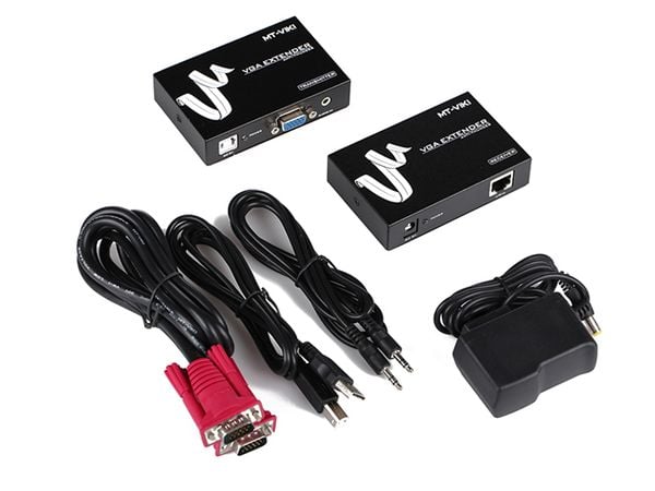Bộ chuyển VGA sang Lan Khuếch đại kéo dài cáp VGA và Audio qua cáp mạng 50M 100M 200M 300M - Phụ Kiện Điện Tử Việt Nam Bộ chuyển VGA sang Lan, kéo dài vga qua cáp mạng