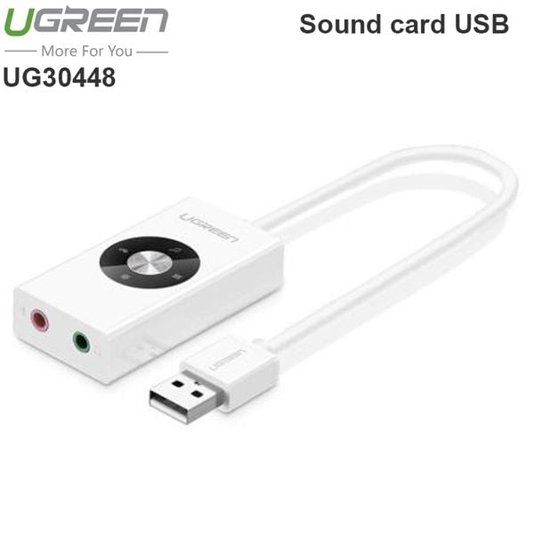 USB sang 3.5mm Sound Card USB đa âm UGREEN 30448 - Phụ Kiện Điện Tử Việt Nam