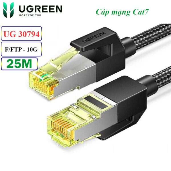 Cáp mạng F/FTP Cat7 Ugreen tốc độ 10Gbps NW150 30794