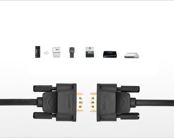 Cáp RS232 DB9 COM9 nối thẳng 2 đầu đực male - male UGREEN 1.5M 2M 3M 5M - Phụ Kiện Điện Tử Việt Nam Cáp RS232 DB9 COM9 nối thẳng 2 đầu đực male - male UGREEN 1.5M 2M 3M 5M - Phụ Kiện Điện Tử Việt Nam