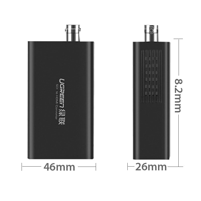 Bộ thiết bị chuyển đổi 3G SDI sang HDMI 1080P UGREEN 40965 - Phụ Kiện Điện Tử Việt Nam UGREEN 40965 -  Chuyen doi 3GSDI ra HDMI