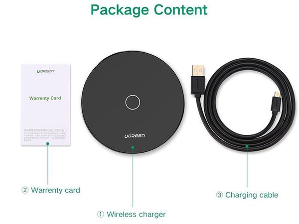 Sạc không dây Quick Charge 2.0 cho điện thoại SamSung Note 5 S6 S7 Ugreen 30570 - Phụ Kiện Điện Tử Việt Nam Sạc không dây Quick Charge 2.0 cho điện thoại SamSung Note 5 S6 S7 Ugreen 30570 - Phụ Kiện Điện Tử Việt Nam
