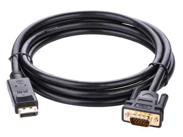 Dây cáp Displayport to VGA 1920*1200 full HD 1080P 1M 1.5M 2M 3M Ugreen - Phụ Kiện Điện Tử Việt Nam Dây cáp Displayport to VGA 1920*1200 full HD 1080P 1M 1.5M 2M 3M Ugreen - Phụ Kiện Điện Tử Việt Nam