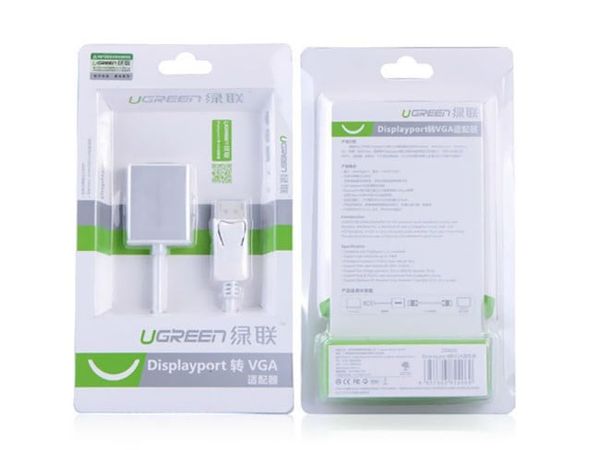 Displayport sang VGA 20cm Ugreen 20406 full HD1080P - Phụ Kiện Điện Tử Việt Nam Displayport sang VGA 20cm Ugreen 20406 full HD1080P - Phụ Kiện Điện Tử Việt Nam