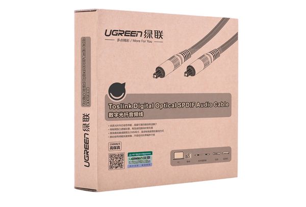 Cáp âm thanh quang Toslink Optical Ugreen vỏ nhôm 1M 1.5M 2M 3M - Phụ Kiện Điện Tử Việt Nam Cáp audio quang ugreen vỏ nhôm