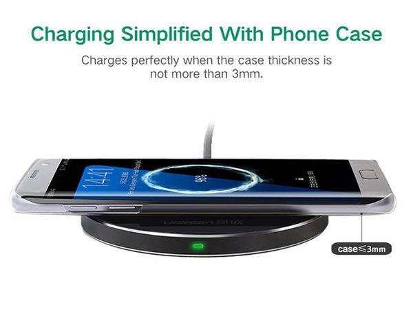 Sạc không dây Quick Charge 2.0 cho điện thoại SamSung Note 5 S6 S7 Ugreen 30570 - Phụ Kiện Điện Tử Việt Nam Sạc không dây Quick Charge 2.0 cho điện thoại SamSung Note 5 S6 S7 Ugreen 30570 - Phụ Kiện Điện Tử Việt Nam