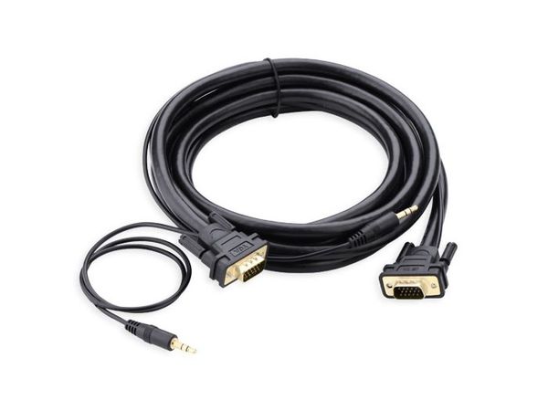 Dây cáp VGA 3+9 liền Audio 3.5mm 2M | 3M | 5M hỗ trợ âm thanh 2 kênh full HD 1080P chính hãng UGREEN - Phụ Kiện Điện Tử Việt Nam Dây cáp VGA 3+9 liền Audio 3.5mm 2M | 3M | 5M hỗ trợ âm thanh 2 kênh full HD 1080P chính hãng UGREEN - Phụ Kiện Điện Tử Việt Nam