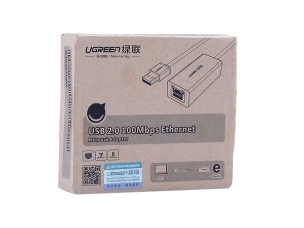 USB 2.0 sang RJ45 LAN 10/100Mbps Ugreen 20254 vỏ nhựa - Phụ Kiện Điện Tử Việt Nam USB 2.0 sang RJ45 LAN 10/100Mbps Ugreen 20254 vỏ nhựa - Phụ Kiện Điện Tử Việt Nam