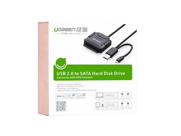 Cáp USB/Micro 2.0 to SATA HDD, SSD 3.5" 2.5" Ugreen 20216 - Phụ Kiện Điện Tử Việt Nam
