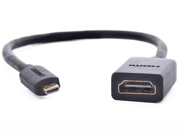 Cáp Micro HDMI sang HDMI Female Ugreen 20134 20cm hỗ trợ 4K60Hz - Phụ Kiện Điện Tử Việt Nam Cáp Micro HDMI sang HDMI Female Ugreen 20134 20cm hỗ trợ 4K60Hz - Phụ Kiện Điện Tử Việt Nam