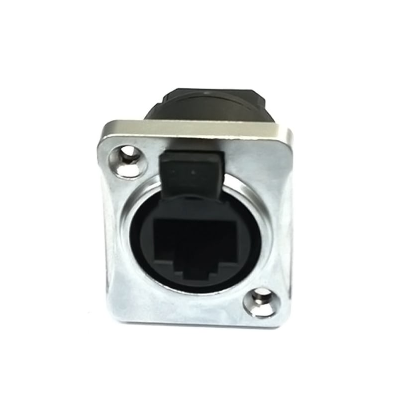 Nhân mạng RJ45 chống nước lắp bảng điều khiển YLRJ45-01 bẻ góc - Phụ Kiện Điện Tử Việt Nam dau mang am tuong be goc