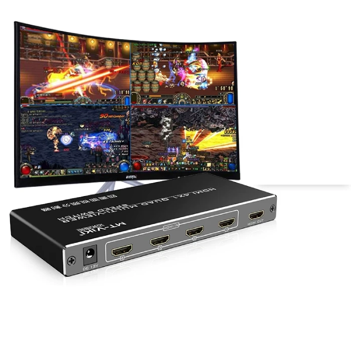 Bộ gộp 4 HDMI ra 1 màn hình Full HD 1080P - HDMI Switch 4X1 Quad Multi Viewer MT-VIKI MT-SW041-B - Phụ Kiện Điện Tử Việt Nam Bộ gộp HDMI Quad Multiviewer 4x1 MT-SW041-B 3