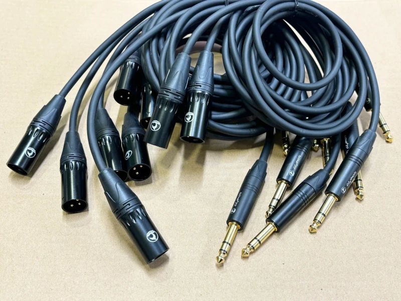 Cáp âm thanh 6.5mm stereo ra XLR cổng đực Coraon CZXYON Z-NP3X-B + KN3MX-B 1M 1.5M 3M 5M 10M - Phụ Kiện Điện Tử Việt Nam Cáp âm mic 6.5mm sang XLR