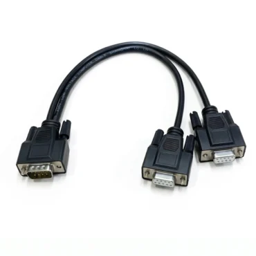 Cáp chia RS232 đực ra 2 đầu RS232 cái dây dài 0.3M - Phụ Kiện Điện Tử Việt Nam