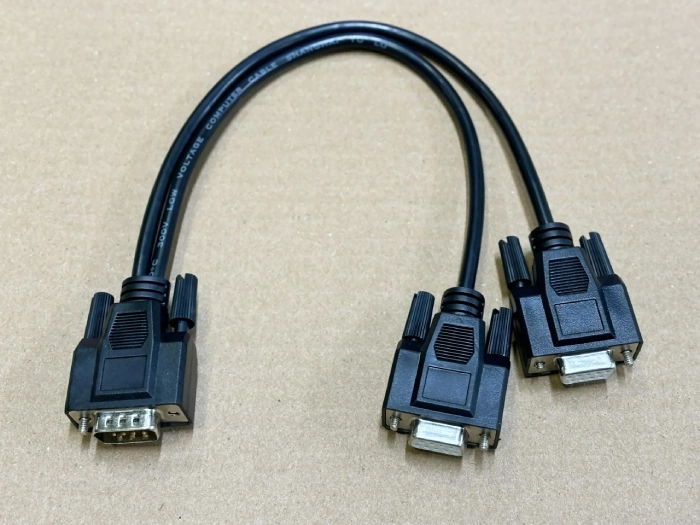 Cáp chia DB9 1 ra 2 0.3m 2 Cáp chia DB9 1 ra 2 0.3m 2