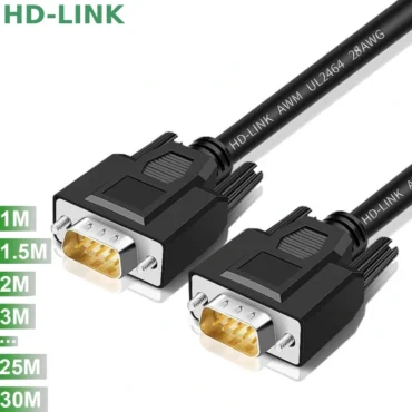 Cáp COM RS232 nối thẳng 2 đầu đực HD-Link dài từ 1m đến 30m - Phụ Kiện Điện Tử Việt Nam