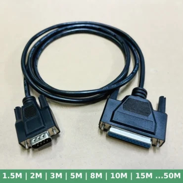 Cáp tín hiệu DB9 sang DB25 đầu đực cái 0