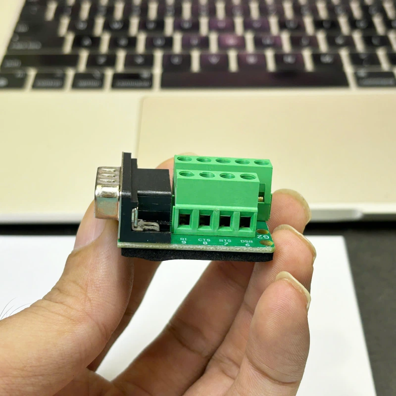 Đầu DB9 terminal block đực+ vỏ nhựa+ chân hợp kim HD-LINK YL-SW-9M 4