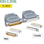 Đầu giắc hàn DB25 HD-Link YL-2513M-F