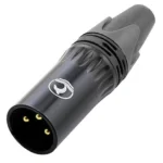 Đầu hàn cổng XLR cannon 3PIN cổng đực male-female Coraon KN3MX-B - KN3FX-B - Đầu giắc Canon XLR đực
