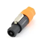 Đầu giắc cắm âm thanh cho loa Speakon CZXYON Z-NL4FX-FS - Vàng cam