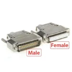 Đầu hàn COM DB25 chân đồng kèm vỏ ốp kim loại HD-Link YL-2523M-F
