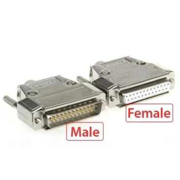 Đầu hàn COM DB25 chân đồng kèm vỏ ốp kim loại HD-Link YL-2523M-F