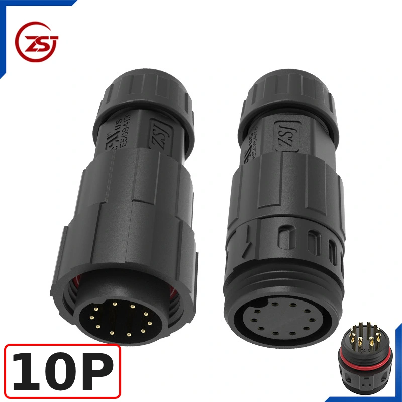 Đầu nối điện chống nước IP68 ZSJ-M19-MFS-10P