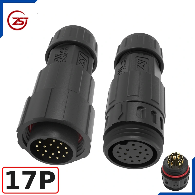 Đầu nối điện chống nước IP68 ZSJ-M19-MFS-17P