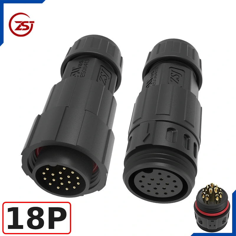 Đầu nối điện chống nước IP68 ZSJ-M19-MFS-18P