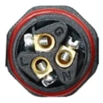 Đầu nối dây cáp điện chống nước IP68 ZSJ-L20 2 Pin / 3 Pin / 4 Pin- Jack nối dây điện chống nước ngoài trời - 3 chân L20-3P