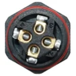Đầu nối dây cáp điện chống nước IP68 ZSJ-L20 2 Pin / 3 Pin / 4 Pin- Jack nối dây điện chống nước ngoài trời - 4 chân L20-4P