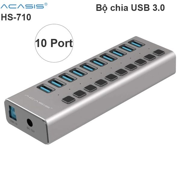 hub chia10 congusb 3.0 acasis hs-610mg