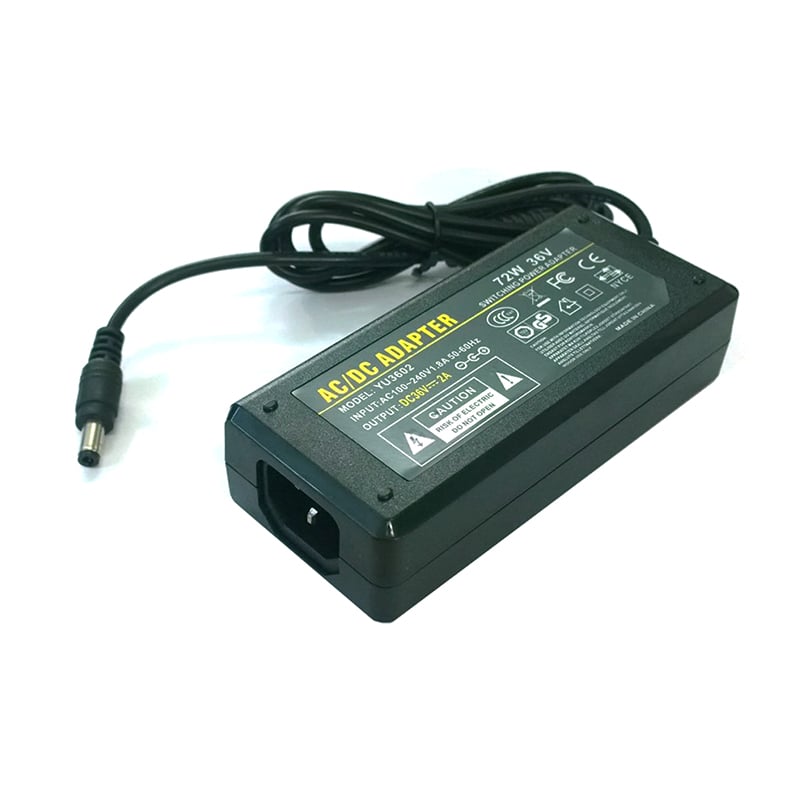 Nguồn DC 36V-2A/72W | Adapter AC/DC 36V-2A YU3602 chân cắm đầu ra tròn 5.5x2.5mm - Phụ Kiện Điện Tử Việt Nam nguon 36v-2a-72w