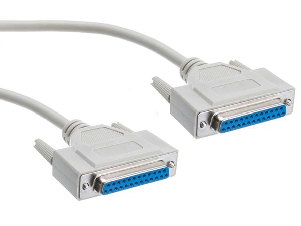 Cáp COM DB25 | Cáp RS232 25 chân cái sang cái 1M 1.5M 3M 5M 8M 10M 12M 15M 20M 25M 30M 40M - Phụ Kiện Điện Tử Việt Nam Cáp nối thẳng DB25 hai đầu cái