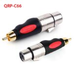 Đầu giắc chuyển AV RCA đực ra XLR Cannon Đực QRP-C67 - Cái QRP-C66 Sounking - AV - XLR Female l QRP-C66