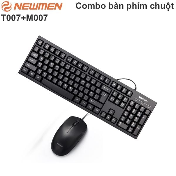 Bộ bàn phím chuột USB cho văn phòng Newmen T007 + M007 - Phụ Kiện Điện Tử Việt Nam newmen t007 m007