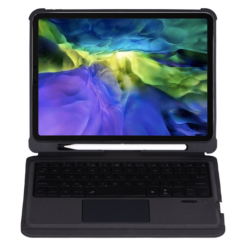 Bàn phím bluetooth kèm bao da cho iPad Pro 11 2018 2020 M1 2021 Ipad air4 10.9 có đèn led T207D - Phụ Kiện Điện Tử Việt Nam ban phim cho ipad pro 2018 2020