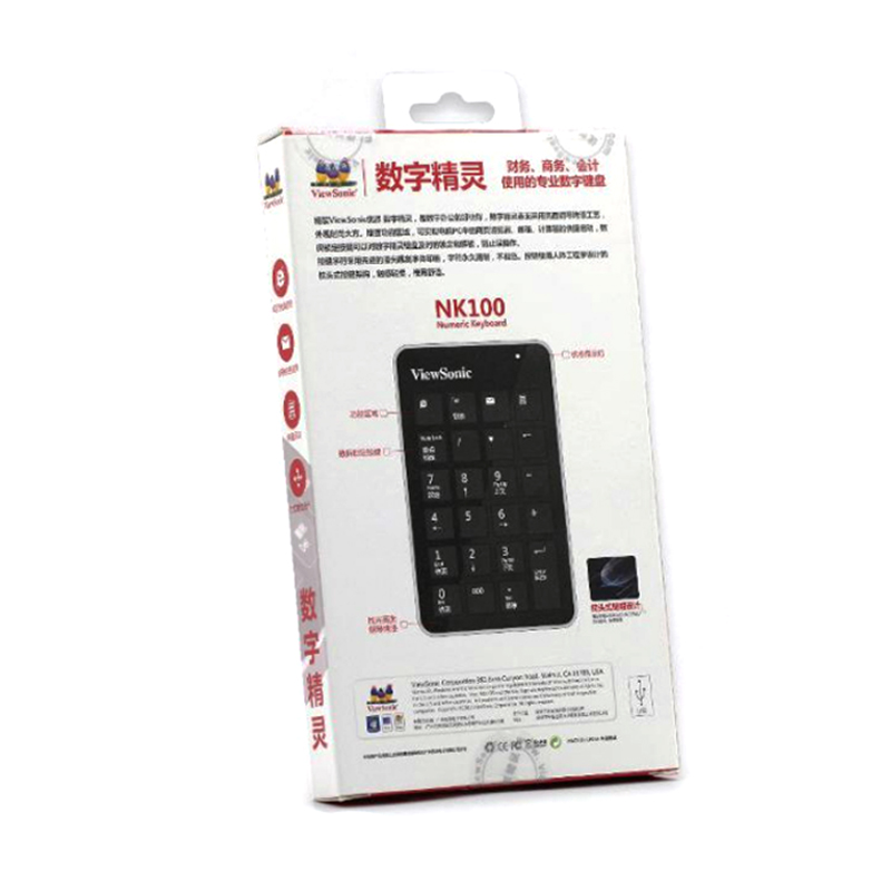 Bàn phím số cổng USB ViewSonic NK100 - Phụ Kiện Điện Tử Việt Nam ban phim so viewsonic