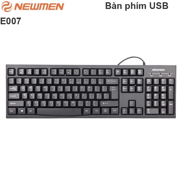 Bàn phím cổng USB cho máy tính văn phòng, cá nhân Newmen E007 - Phụ Kiện Điện Tử Việt Nam newmen e007