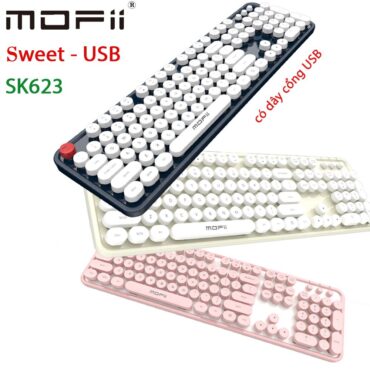 Bàn phím máy tính full size có dây Mofii Sweet SK623 - Wired keyboard - Phụ Kiện Điện Tử Việt Nam